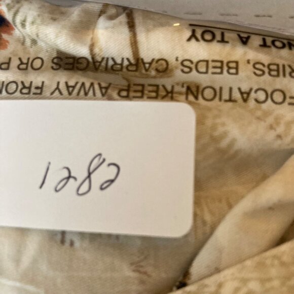 Mens North River Hunting Turkey Button Shirt Short Sleeve 2XL Cream Brown Cotton - Picture 7 of 7